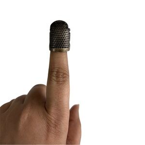 Vintage style Sewing Brass Thimble adjustable thimble